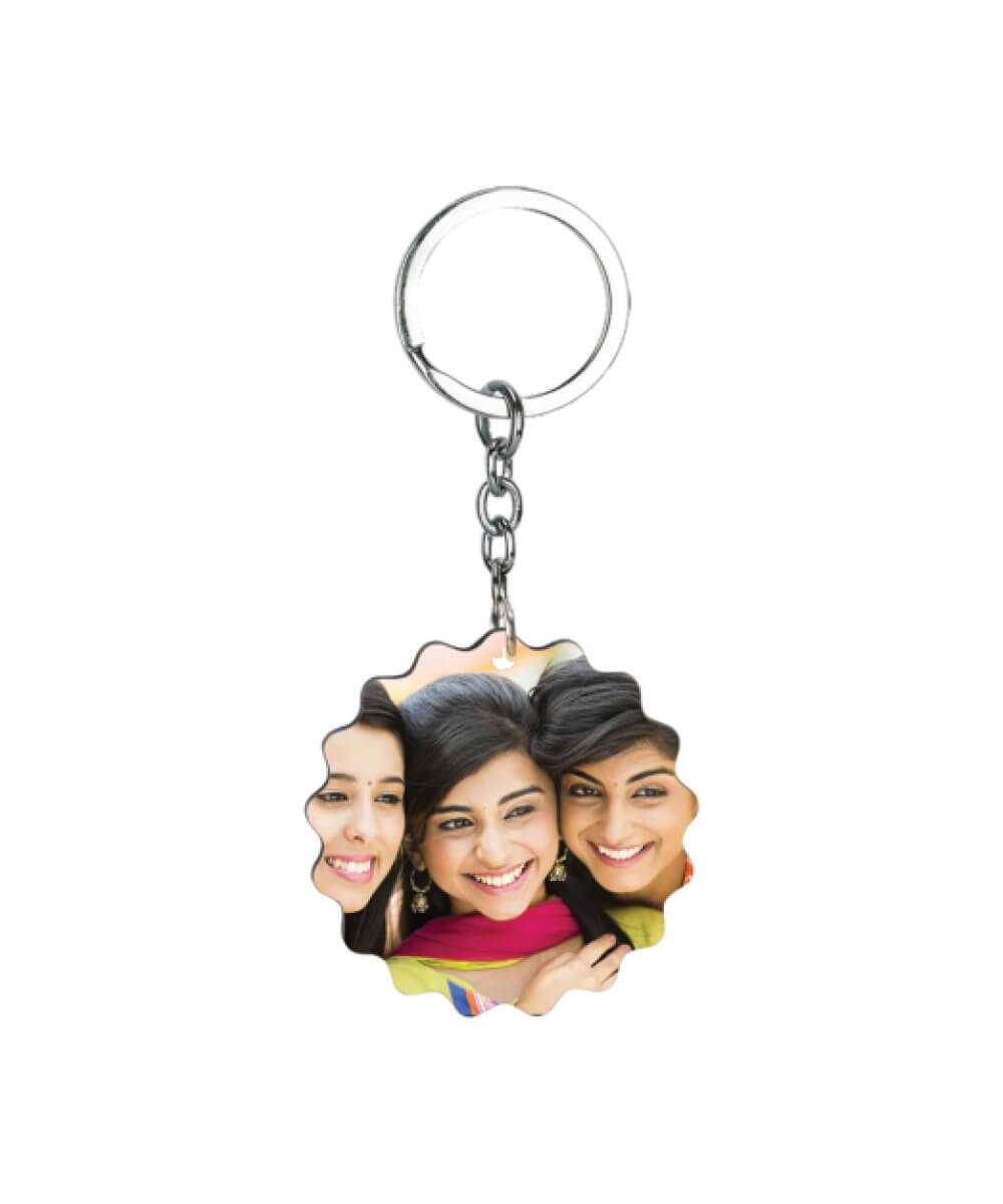 Personalized Keyring in Circle Shape