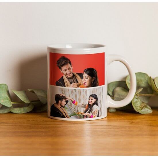 Personalised White Picture Mug