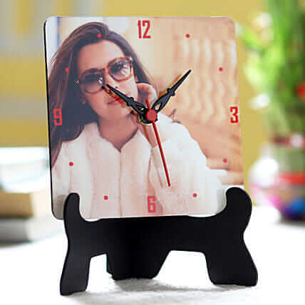 Unique Personalized Table Clock Shape Heart