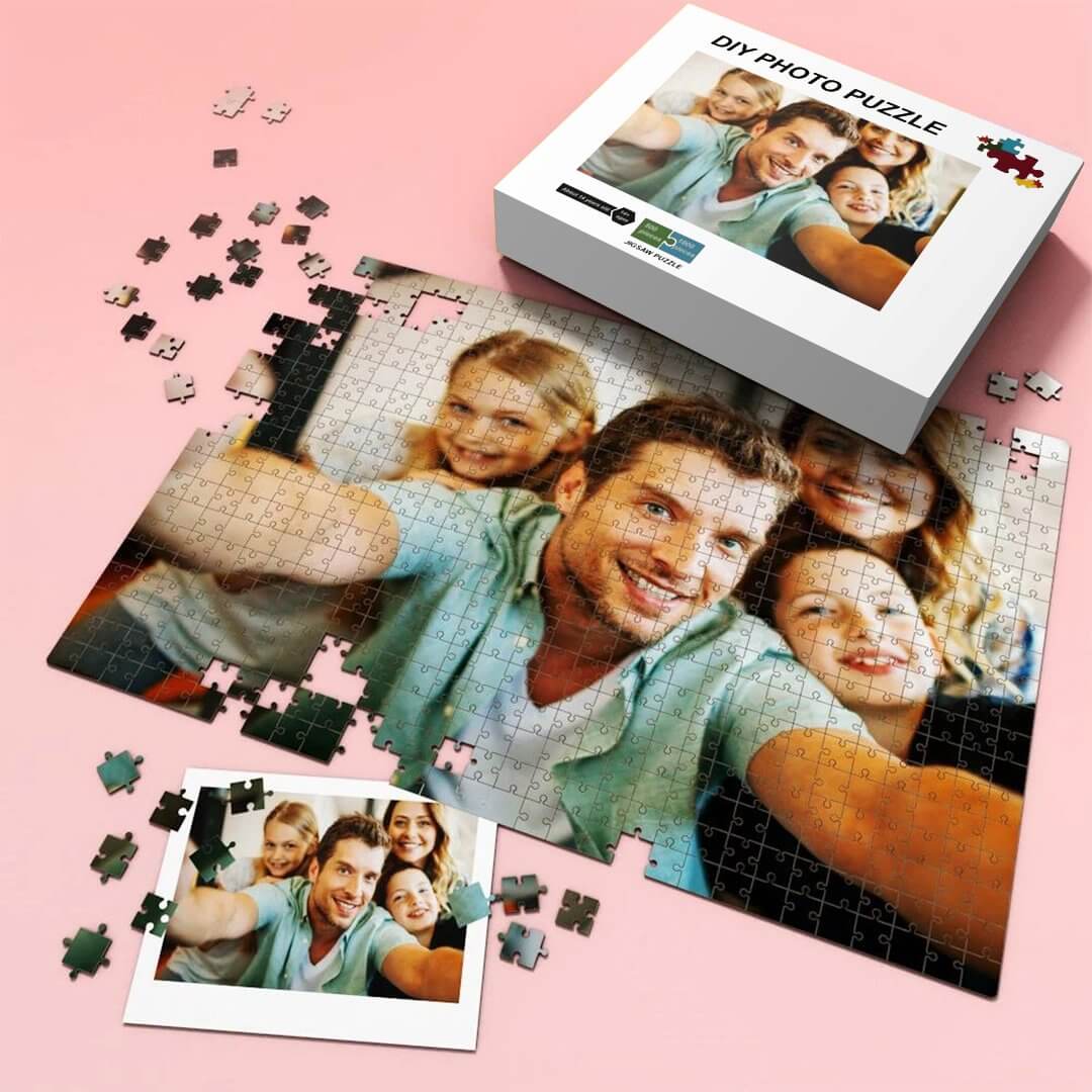 Personalized In-Love Square Shaped Puzzle