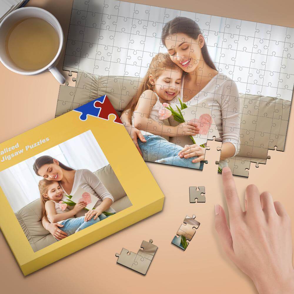 Personalized In-Love Square Shaped Puzzle