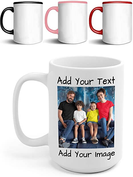 Personalised White Picture Mug