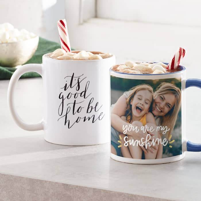 Personalised White Picture Mug