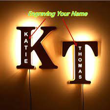 A to Z Glowing LED Name Board 2 Character